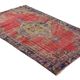 Anatolian handmade vintage rug 250 cm x 158 cm