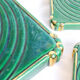 Underside and underside of bottles, art deco, vintage