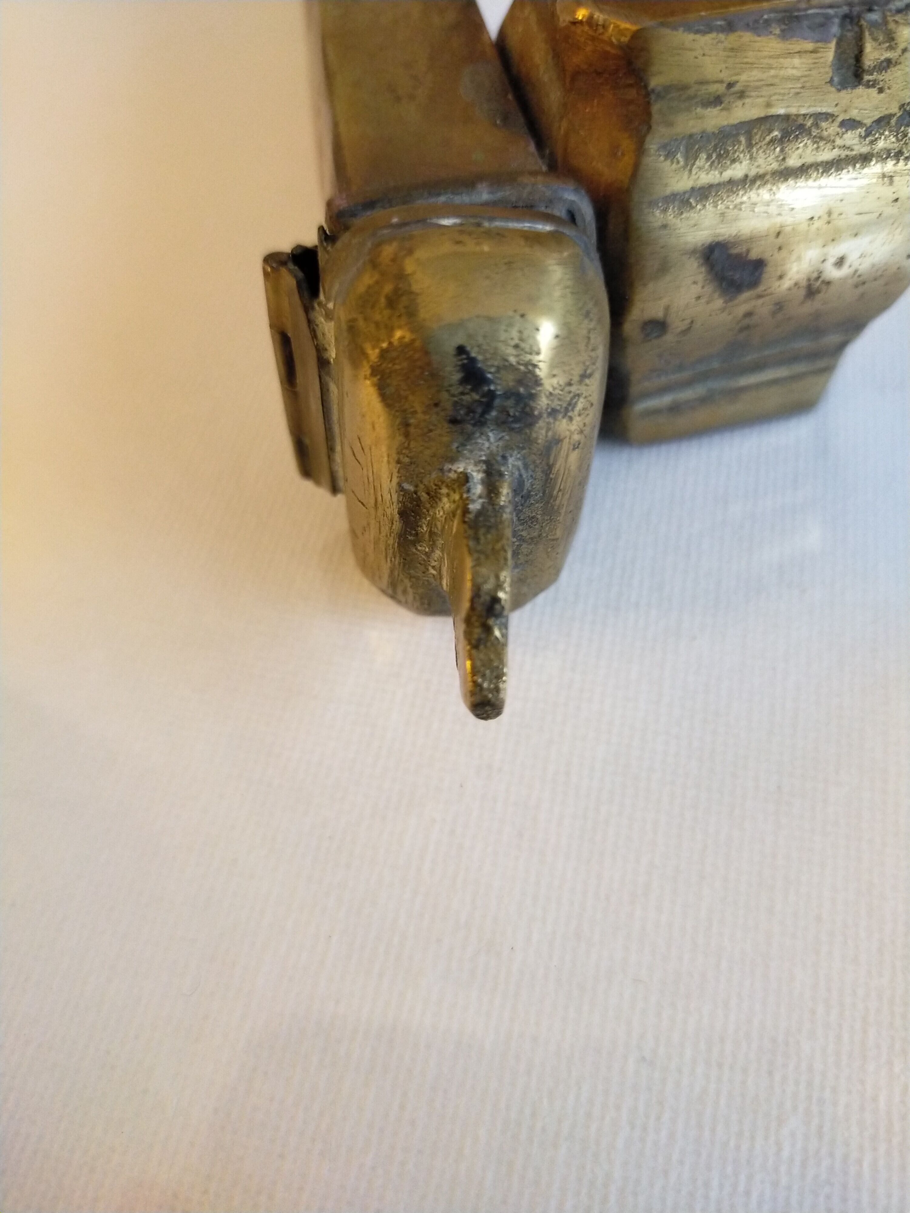 Brass case for writing