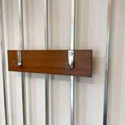 Porte-manteau mural design scandinave - années 1960/70