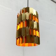 Danish Mid-Century Pop Facette Suspension by Louis Weisdorf for Lyfa, 1960s