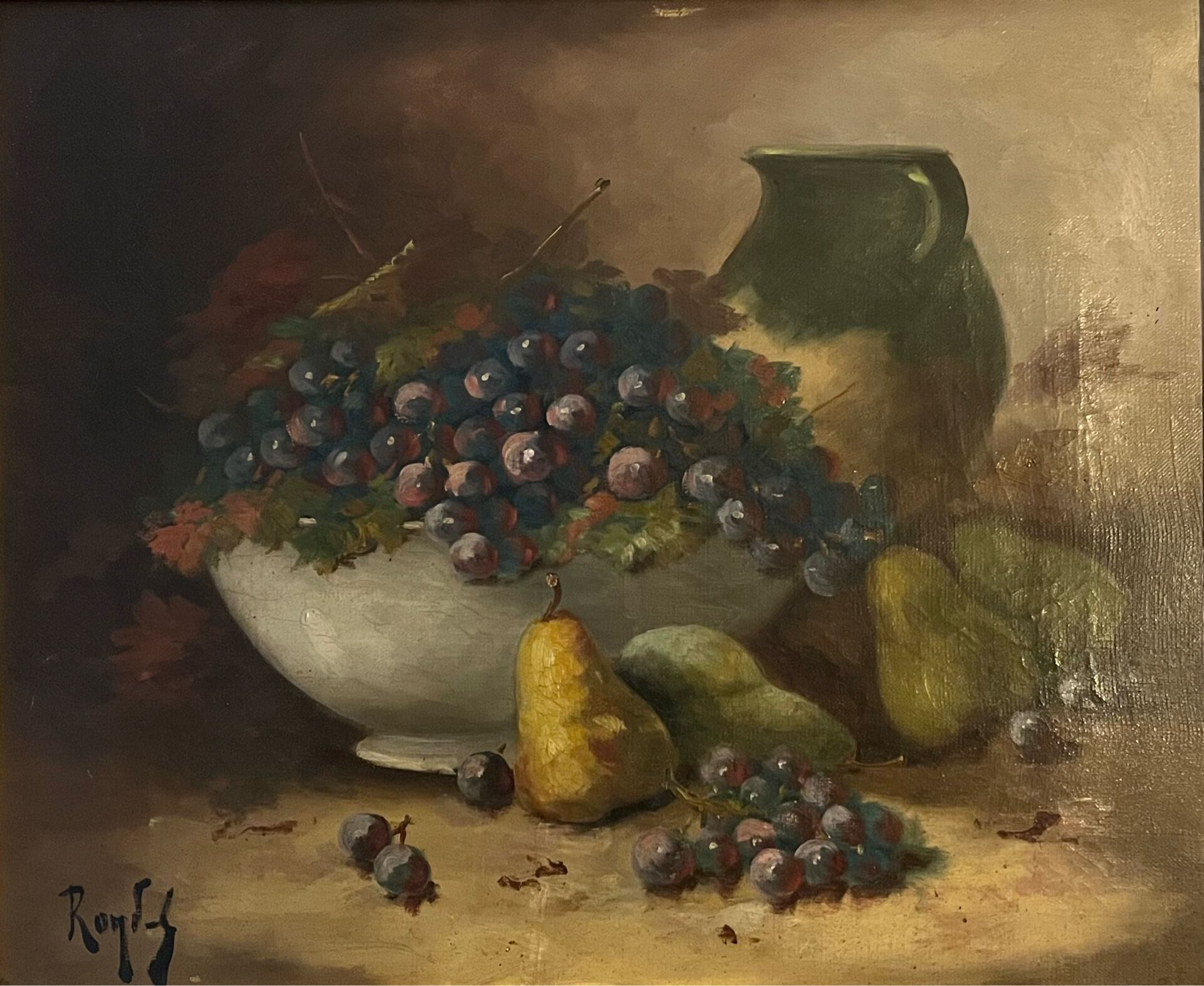 Pair of old still lifes