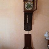 Pendule mouvement horloge hollandaise dite chaise époque 18eme