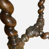 Table style Louis 13 en bois massif