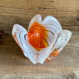 Empty vintage pocket in blown glass