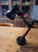 Lampe de bureau vintage en métal noir