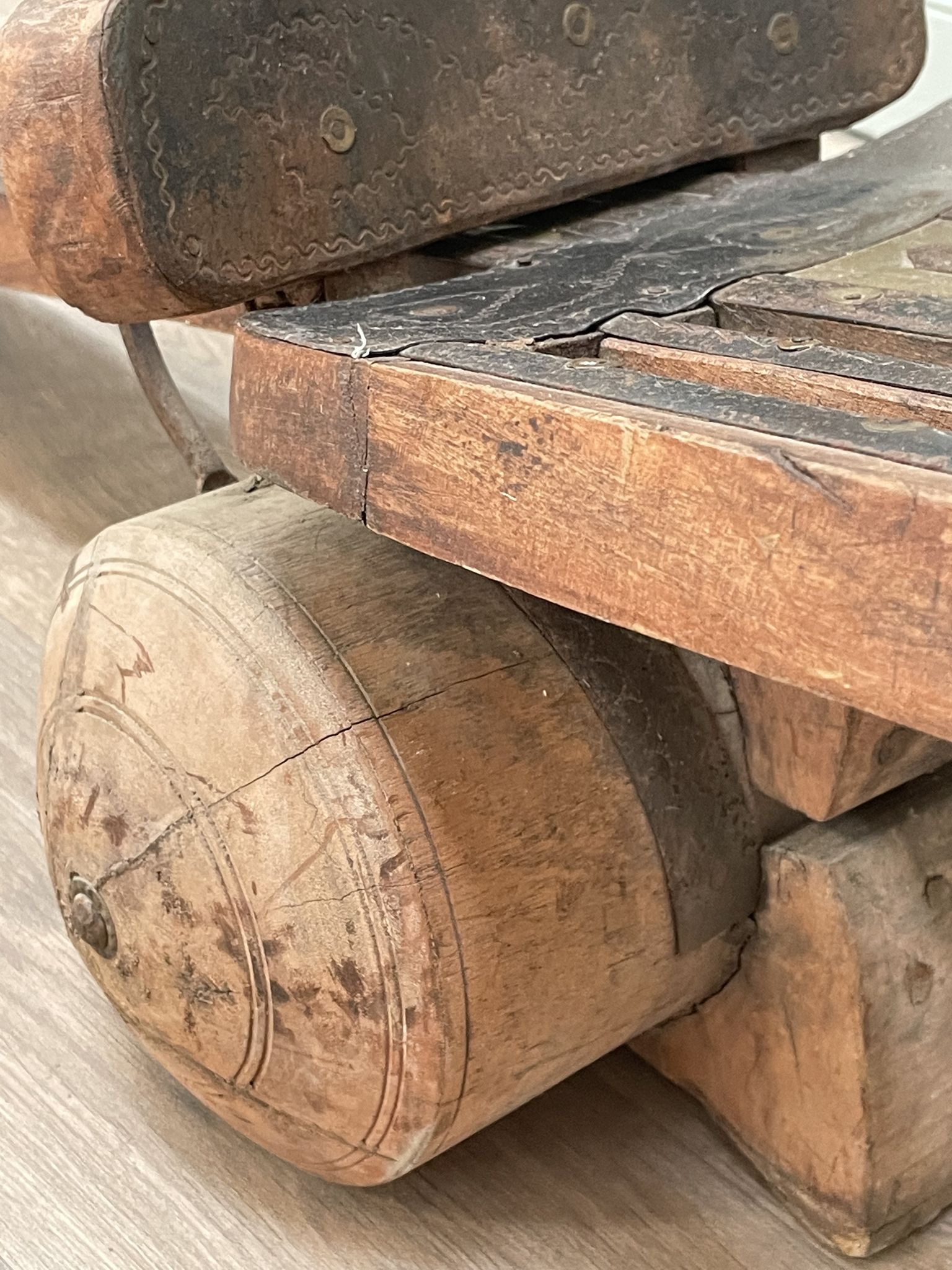 Pair of wooden chairs