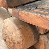 Pair of wooden chairs
