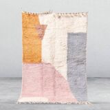 Traditional handmade pure wool rug, size 145 x 255 cm