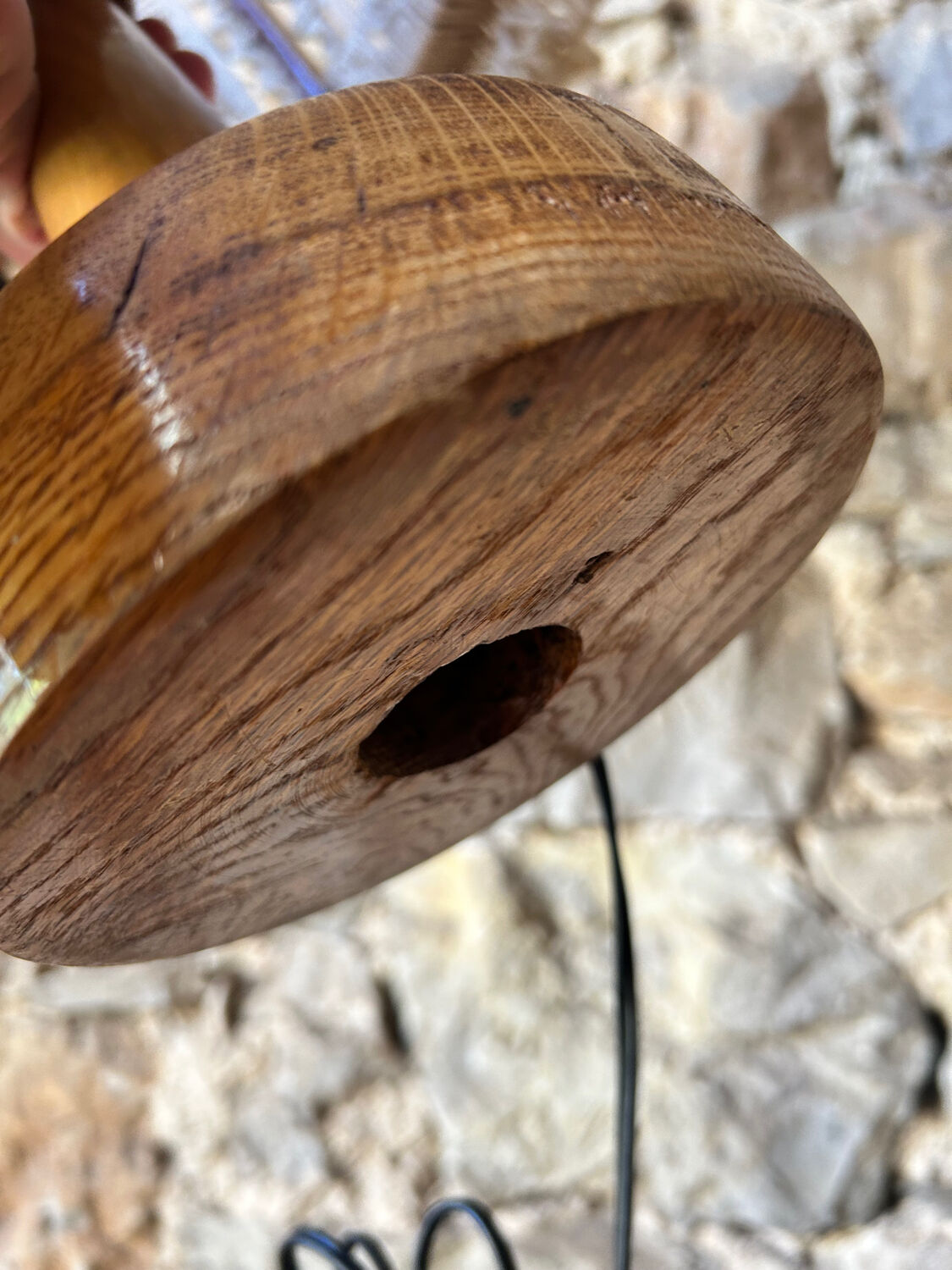 Vintage macrame lamp – 1970s