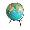 Earth globe vintage tripod