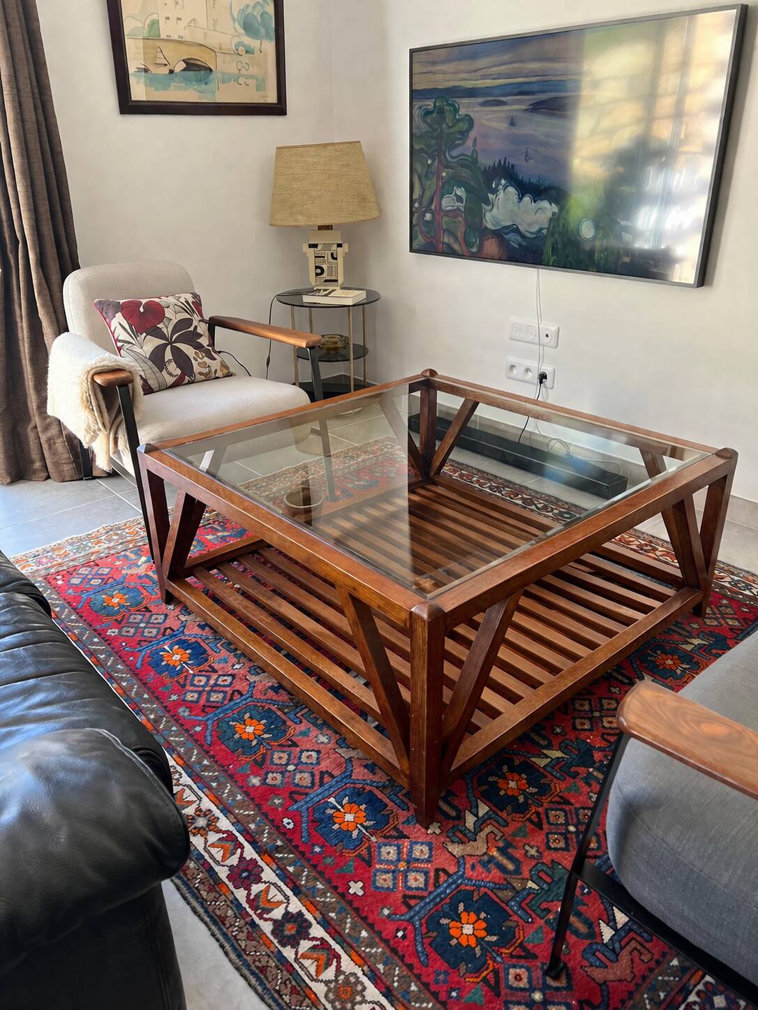 Table basse carrée