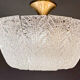Barovier & Toso. Large ceiling lamp/chandelier by Barovier & Toso, Murano glass, Italy, 1960s, rare example.