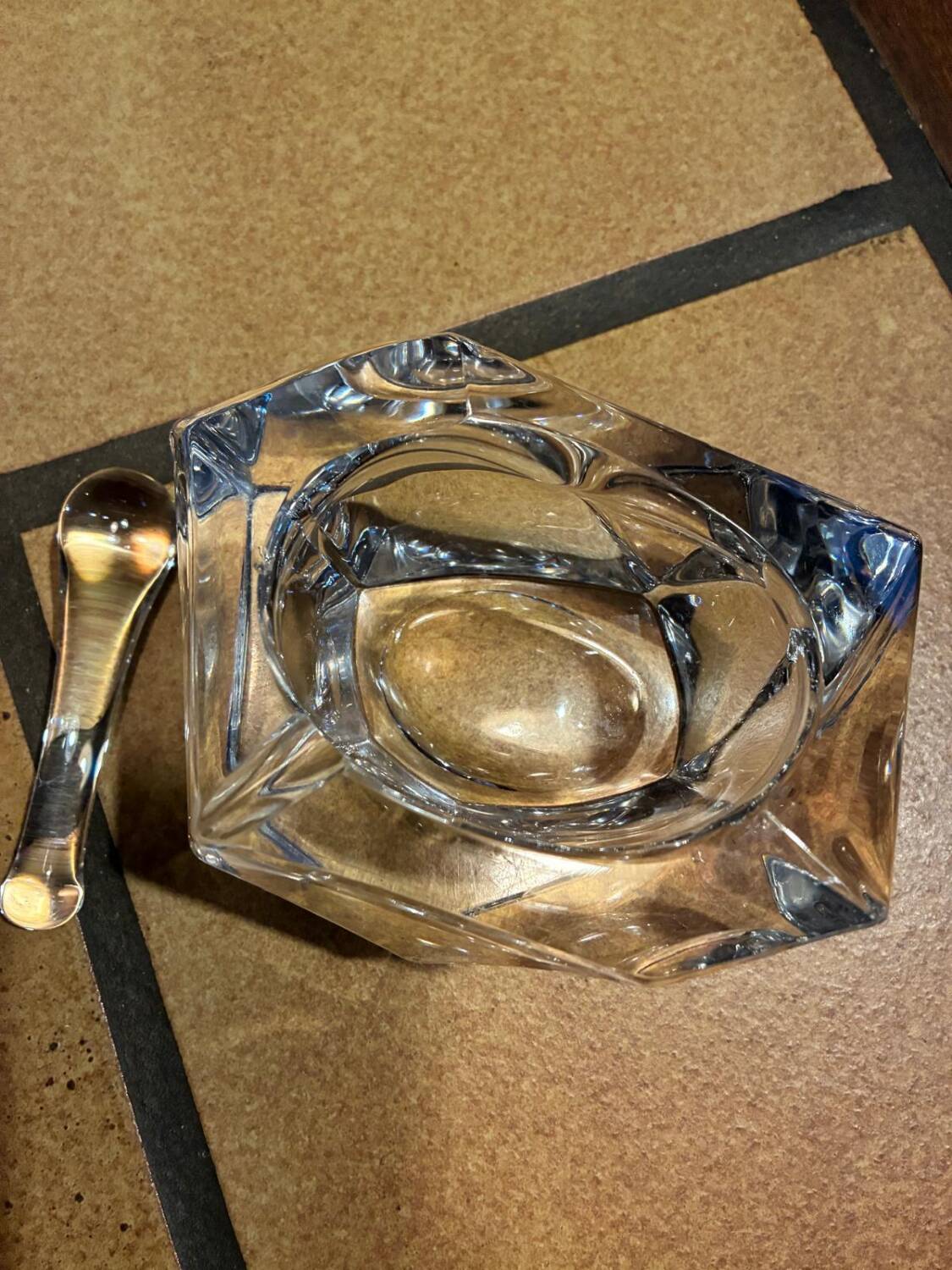 Crystal ashtray