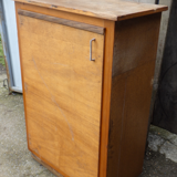 Old wardrobe of chemist