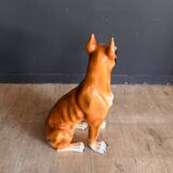 Chien en porcelaine