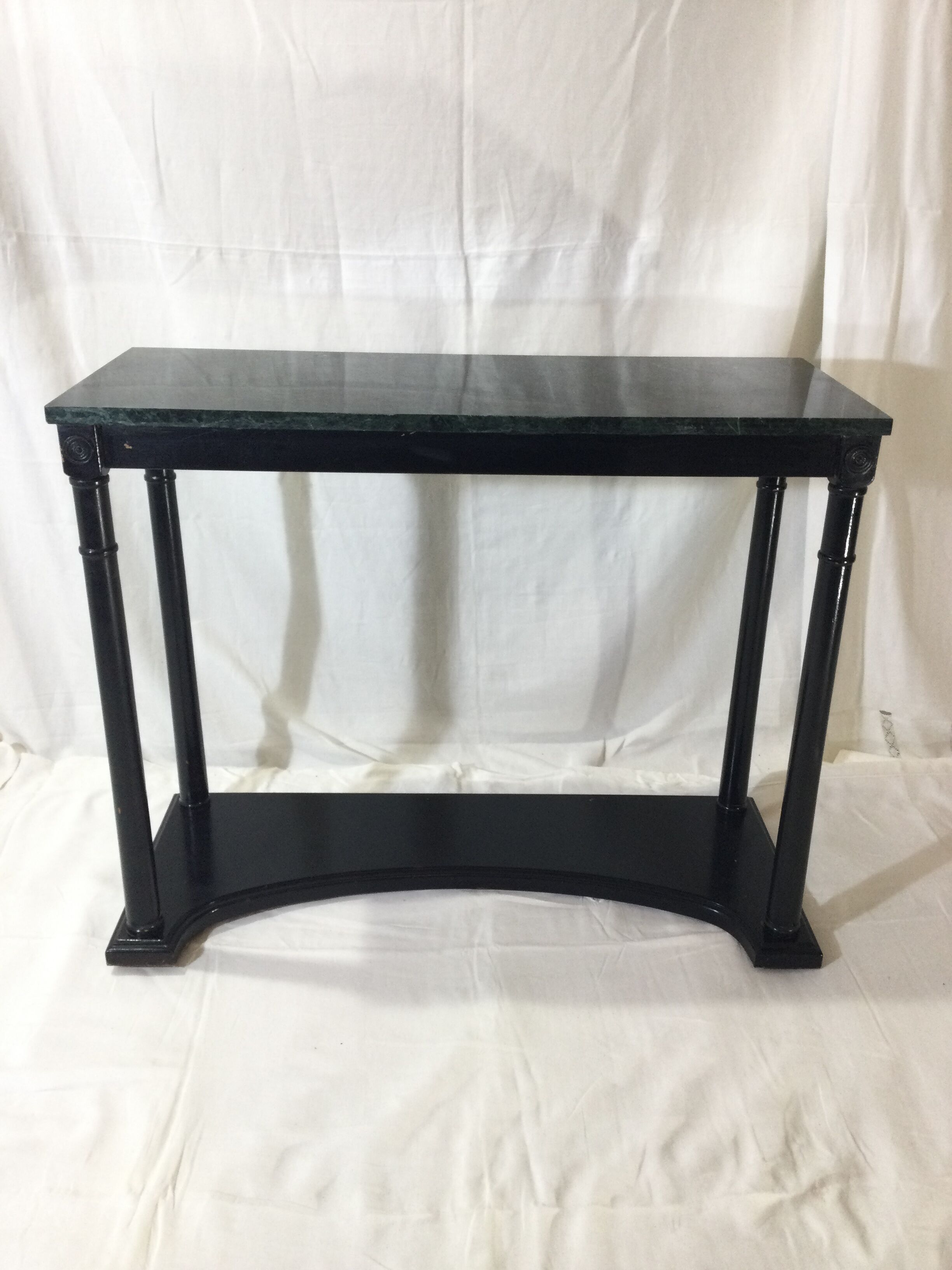 Wood and marble console