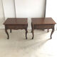 2 Louis XVI style Vintage bedside tables in varnished wood