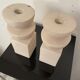 Pair of postmodern candlesticks 1980