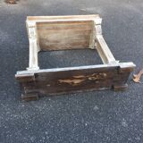 Small fifth wheel in cerused oak