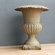 Medici vase in cast iron, celadon green