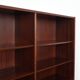 Danish mahogany library by Carlo Jensen for Hundevad, 1970s.