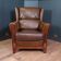 Sheepskin Art Deco club armchair