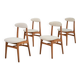 Chaise de salle à manger vintage du milieu du siècle par Rajmund Hałas, restaurée