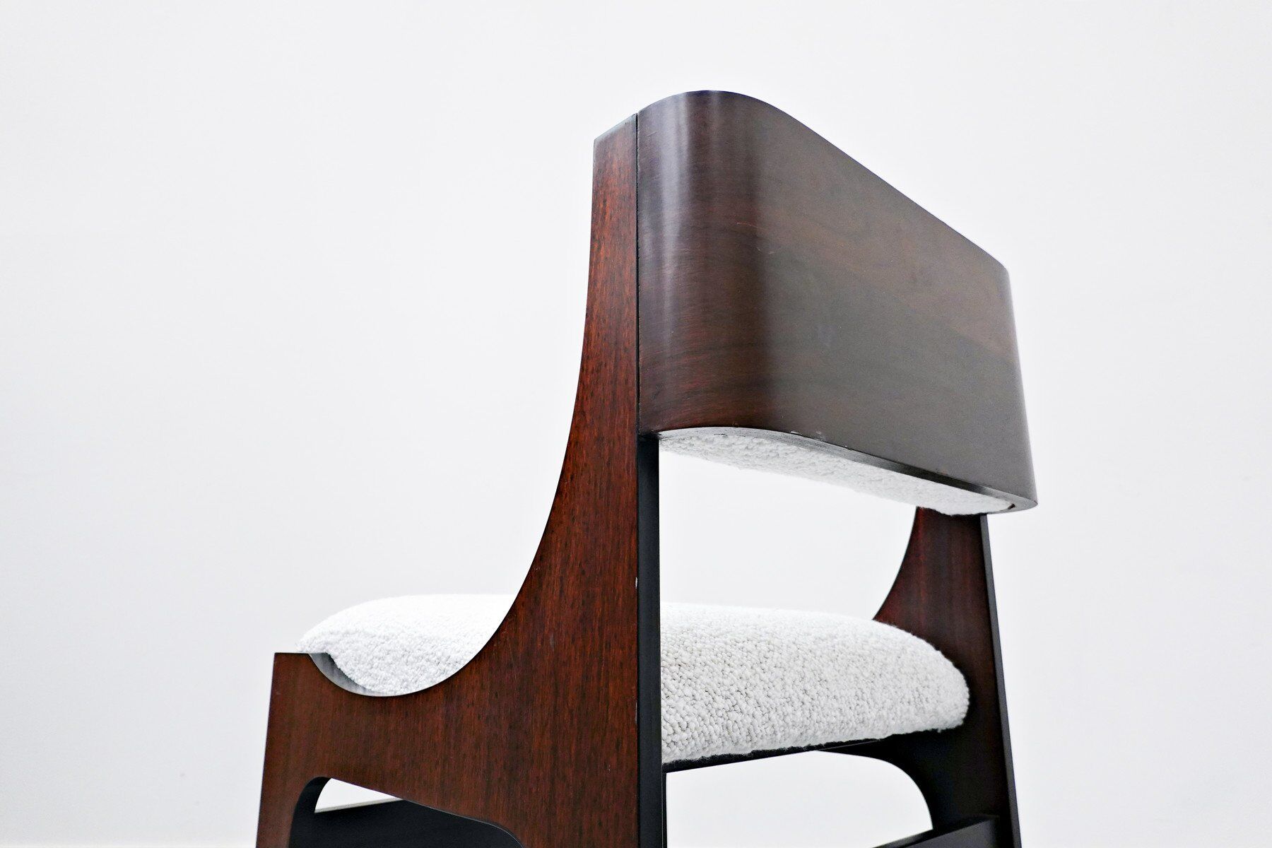 Set of 8 living room chairs in italy 1960s upholstery
