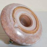 Duo of 50s ceramic hand candle holders