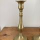 Pair of vintage brass candlesticks