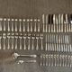 Cutlery set box on 2 levels.62 pieces.silver metal. N°4