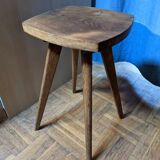 Tabouret pieds compas vintage