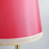 Table lamp made of brass and onyx