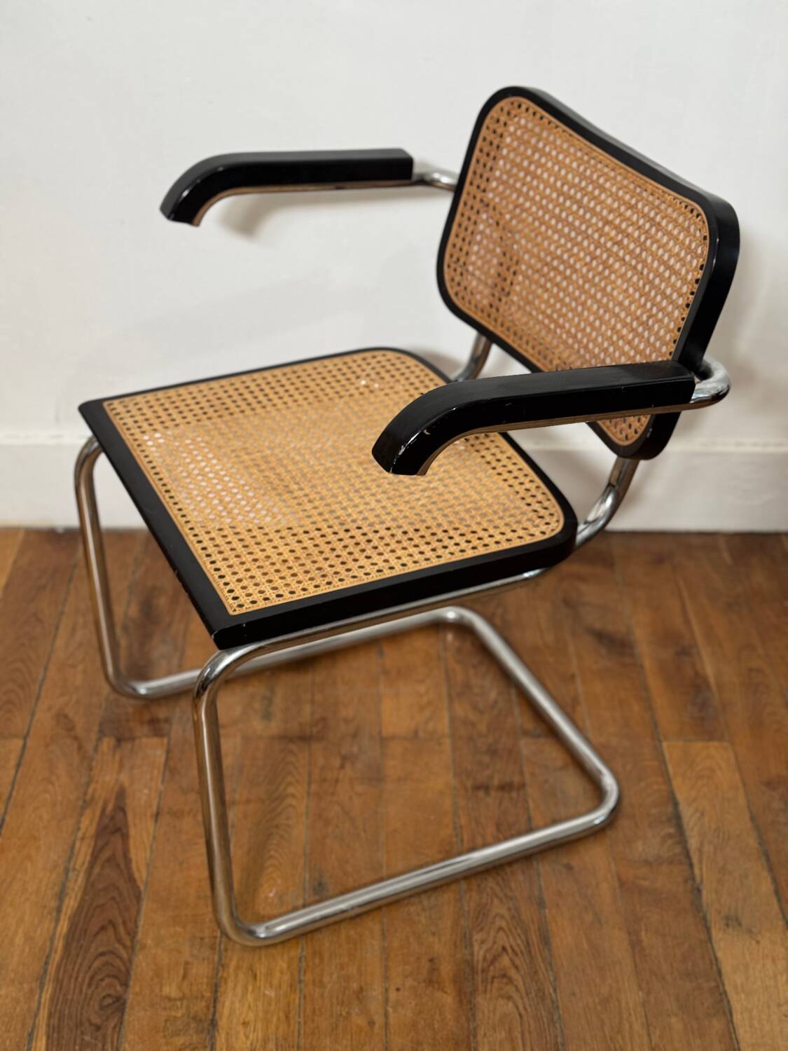 Fauteuil B64 noir Marcel breuer Made in Italy