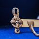 Antique wrought iron coat rack