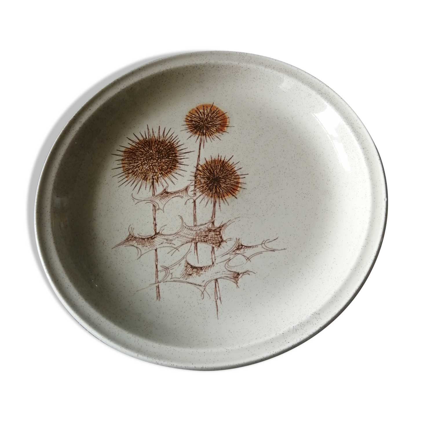 Sarreguemines sandstone dish