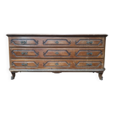 Pantalon chest from the Louis XV period – Solid cherry wood