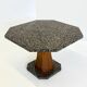 Art Deco dining table with octagonal granite top