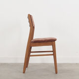 Set of six beech chairs, Danish design, 70s, made in Denmark