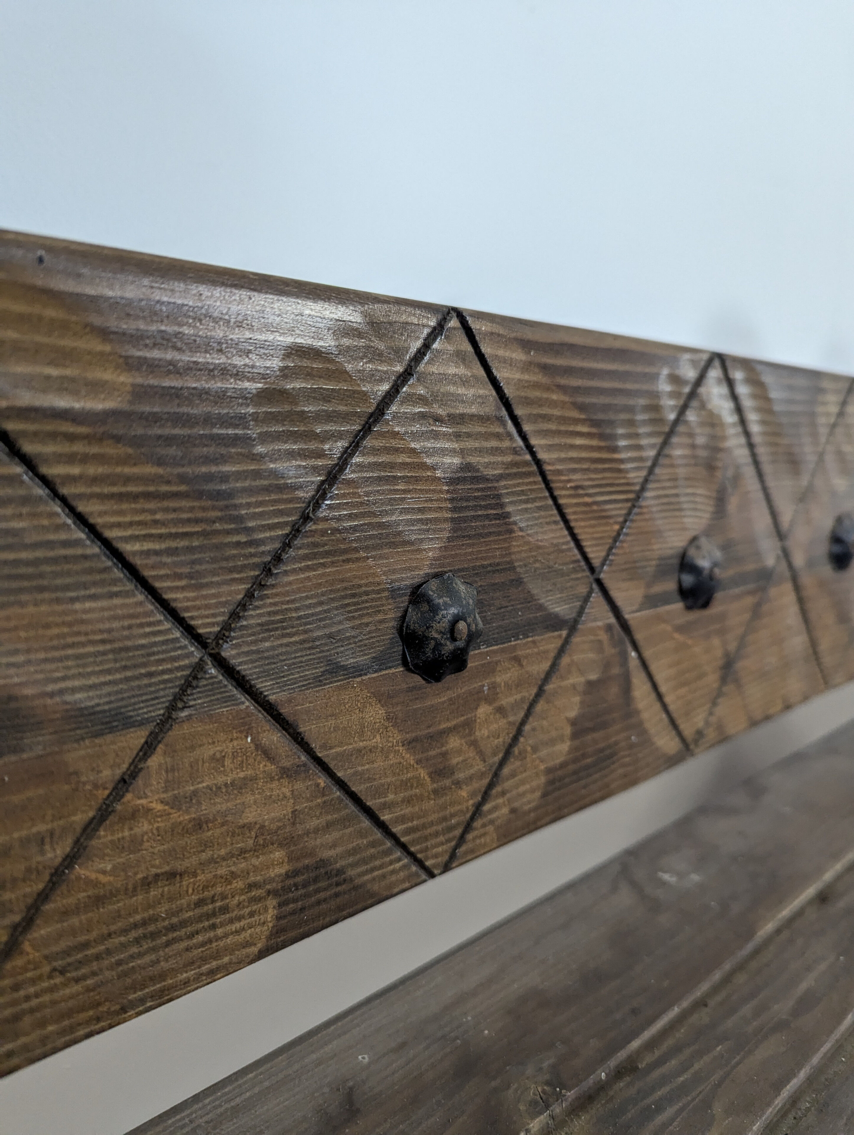 Medieval style wall shelf