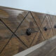 Medieval style wall shelf