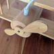 Wooden aircraft suspension