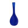 Scandinavian blue glass vase by Gunnar Anders