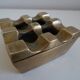 Scandinavian design ashtray in vintage bronze Ultima an 70