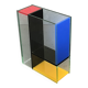 Plexiglass vase by Frank Kerdil
