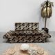 Vintage 2 seater daybed sofa 'Geometric deluxe'