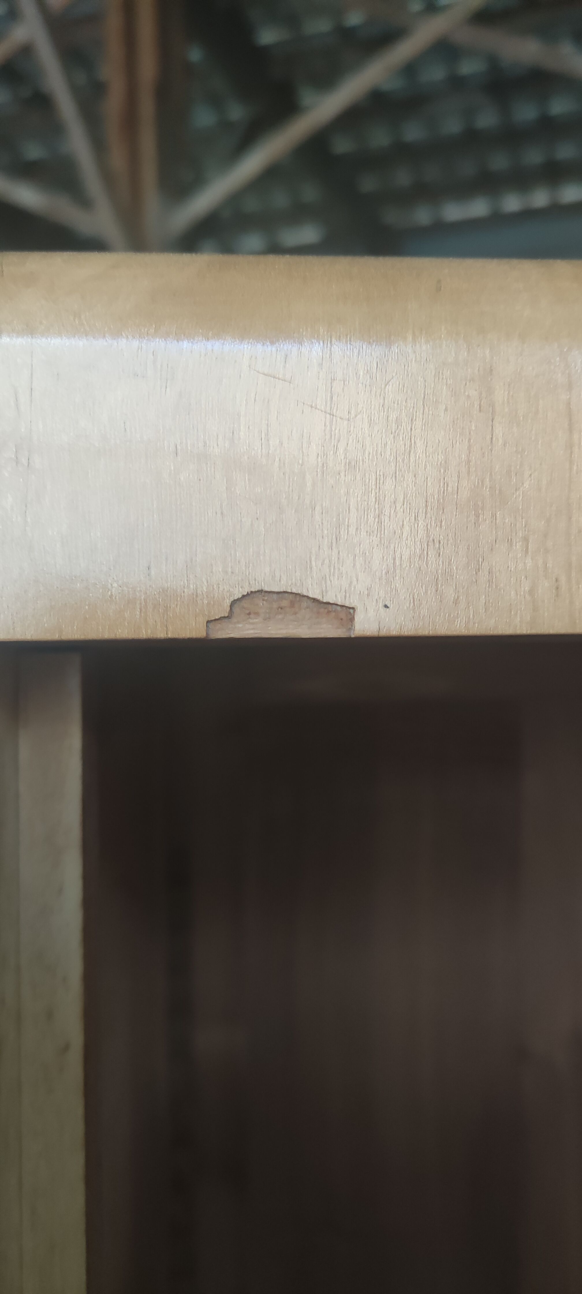 3-door art deco elm veneer cabinet