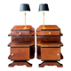 Pair of "neoclassical" lamps - 1970.