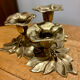 Bougeoir ancien laiton